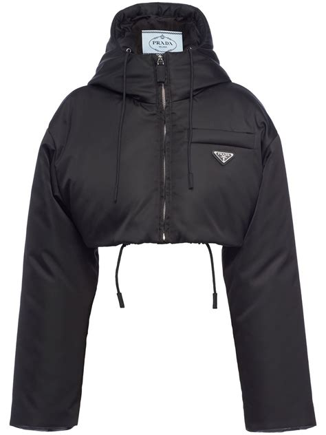 farfetch Prada puffer jacket